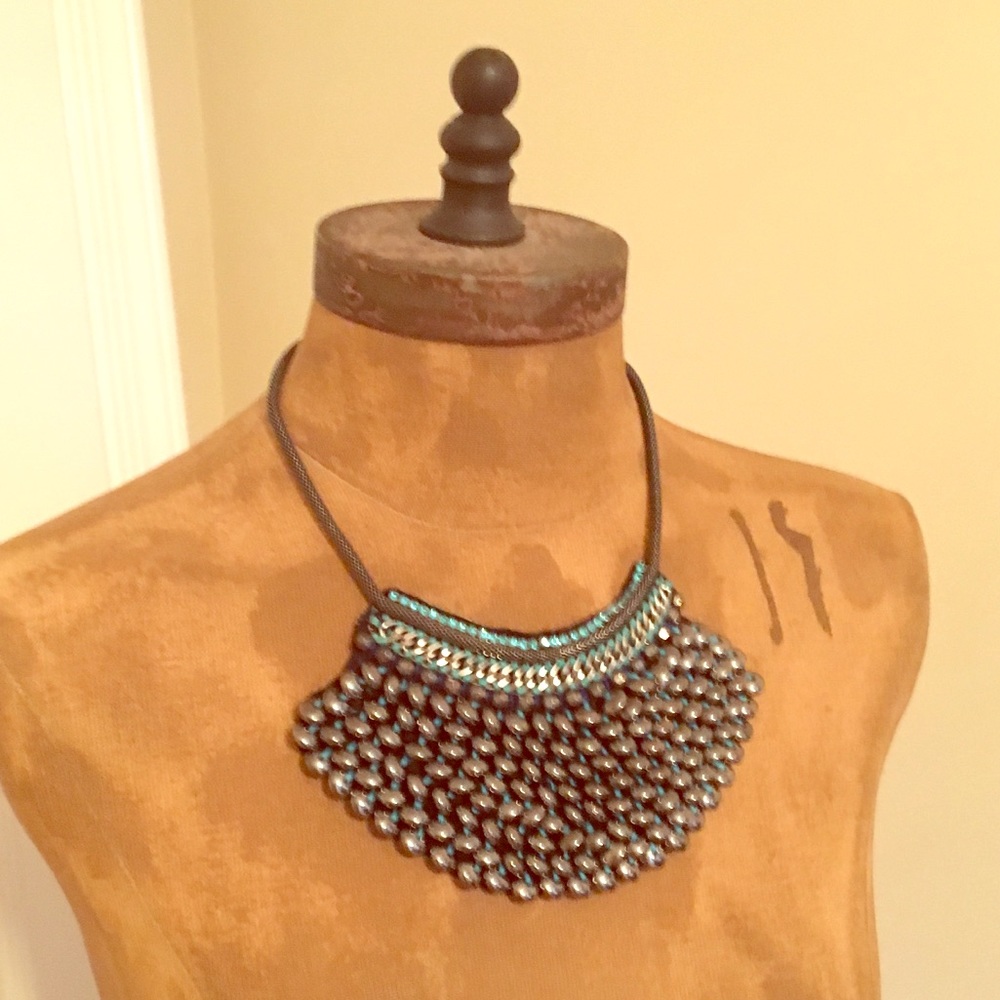 Anthropologie Moonlette Bib Necklace